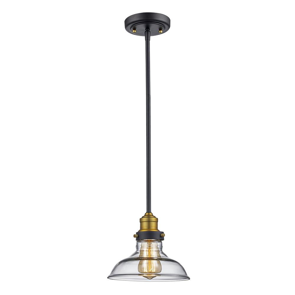 Trans Globe Lighting 70823 ROB Jackson 8" Indoor Rubbed Oil Bronze Industrial Pendant